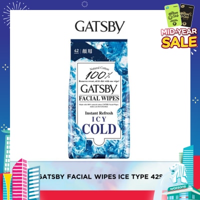 GATSBY Facial Wipes Ice-Type 42s