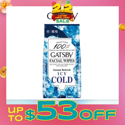 GATSBY [CNY] Facial Paper Ice 42s