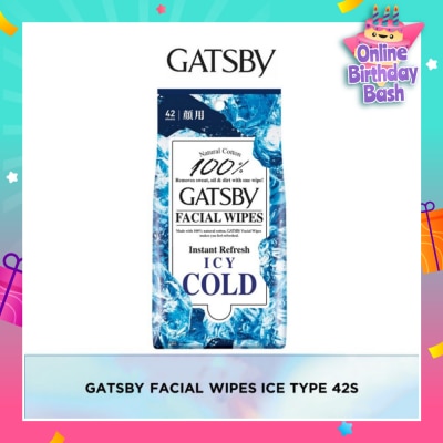 GATSBY Facial Wipes Ice-Type 42s