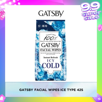GATSBY Facial Wipes Ice-Type 42s