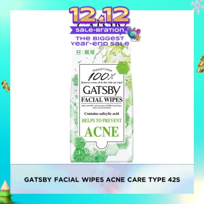 GATSBY Facial Paper Acne Care Type 42 sheets