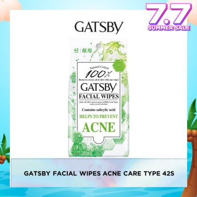 GATSBY Facial Wipes Acne Care-Type 42s