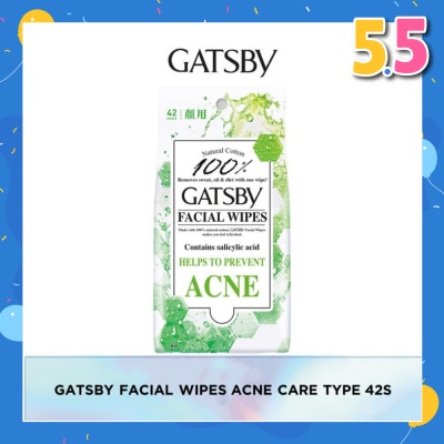 GATSBY Facial Wipes Acne Care-Type 42s