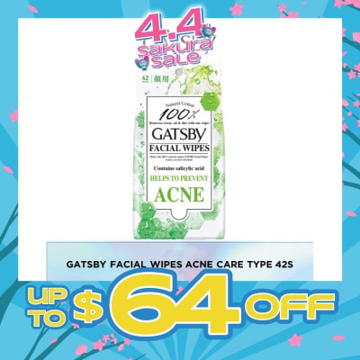 GATSBY - Facial Paper Acne Care Type 42 sheets
