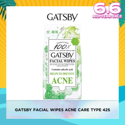 GATSBY Facial Wipes Acne Care-Type 42s