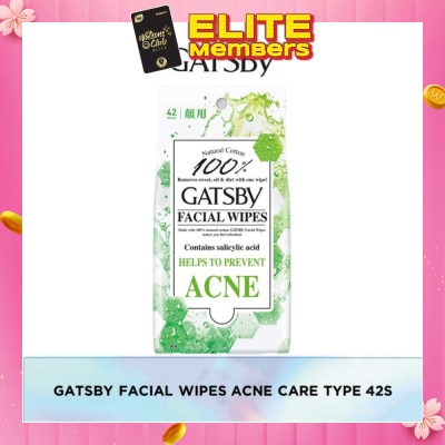 GATSBY Facial Paper Acne Care Type 42 sheets