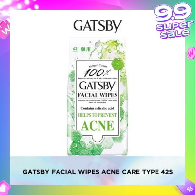 GATSBY Facial Wipes Acne Care-Type 42s