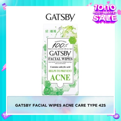 GATSBY Facial Wipes Acne Care-Type 42s