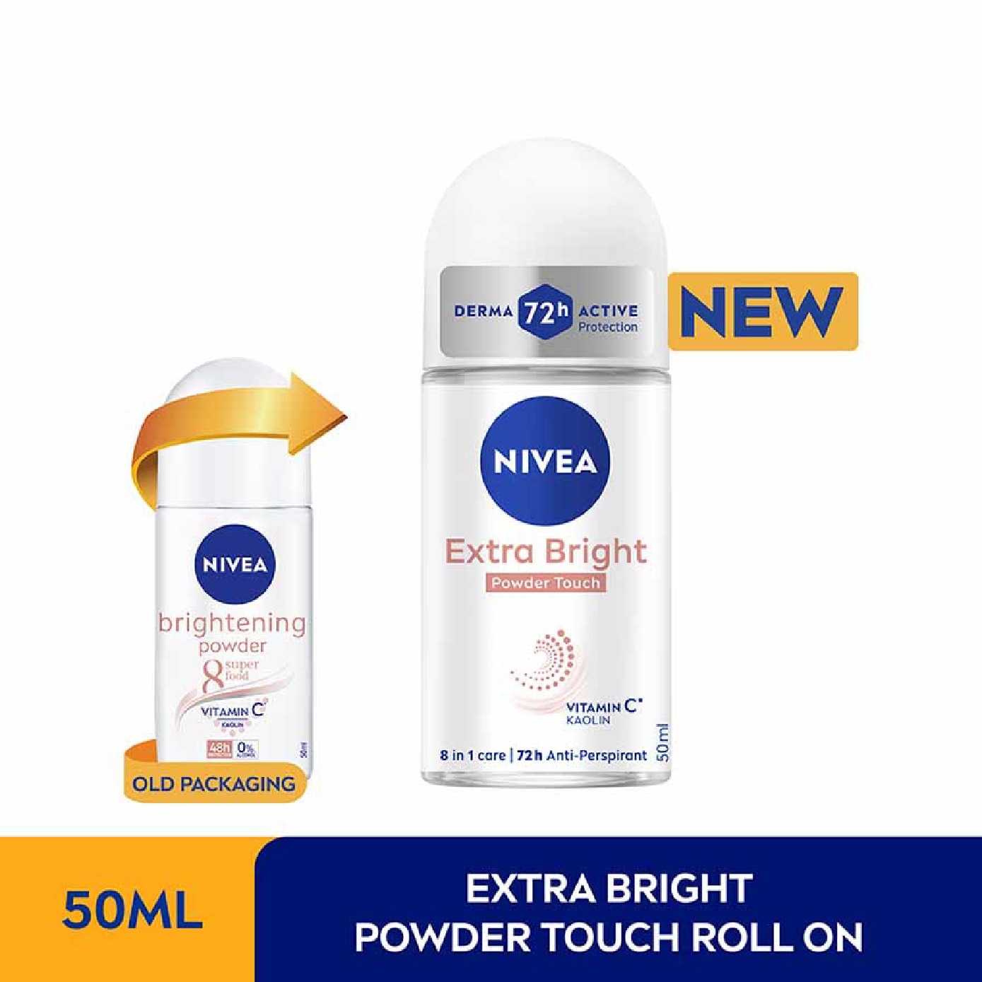 WHITENING POWDER DEODORANT ROLL-ON 50ML