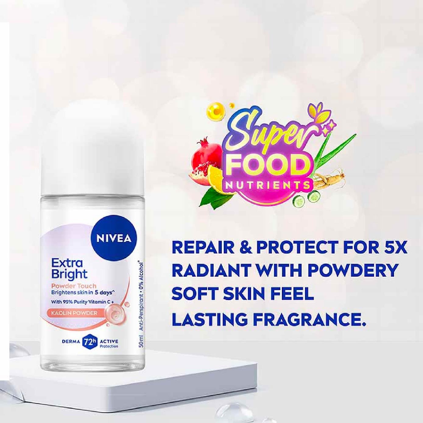 WHITENING POWDER DEODORANT ROLL-ON 50ML image