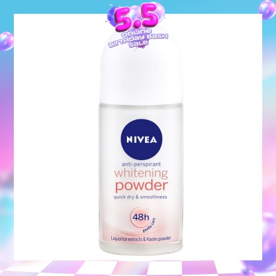 NIVEA - WHITENING POWDER DEODORANT ROLL-ON 50ML