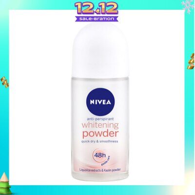 NIVEA WHITENING POWDER DEODORANT ROLL-ON 50ML
