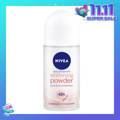 NIVEA WHITENING POWDER DEODORANT ROLL-ON 50ML