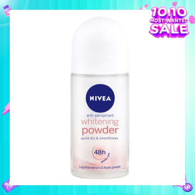 NIVEA WHITENING POWDER DEODORANT ROLL-ON 50ML