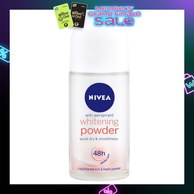 NIVEA WHITENING POWDER DEODORANT ROLL-ON 50ML