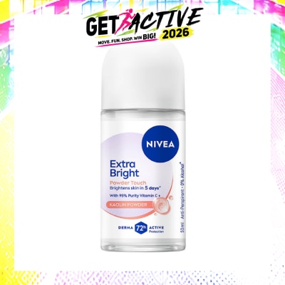 NIVEA - WHITENING POWDER DEODORANT ROLL-ON 50ML image