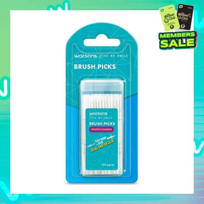 WATSONS Brush Picks (Fish Bone Pick, Dual End Design, Effective Cleaning) 150s