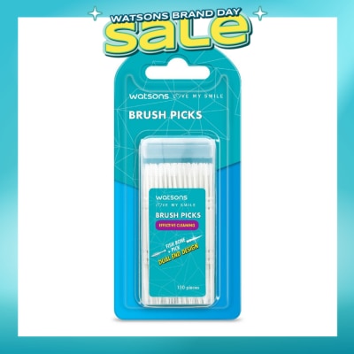 WATSONS - Brush Picks (Fish Bone Pick, Dual End Design, Effective Cleaning) 150s