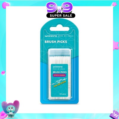 WATSONS - Brush Picks (Fish Bone Pick, Dual End Design, Effective Cleaning) 150s image