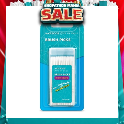 WATSONS - Brush Picks (Fish Bone Pick, Dual End Design, Effective Cleaning) 150s
