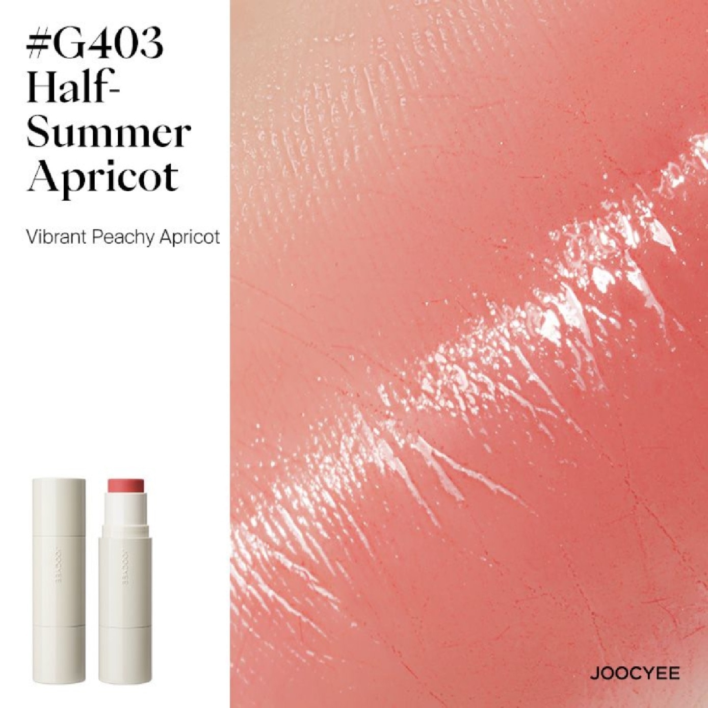 Glazed Multipurpose Stick #G403 Half-Summer Apricot 5.2g