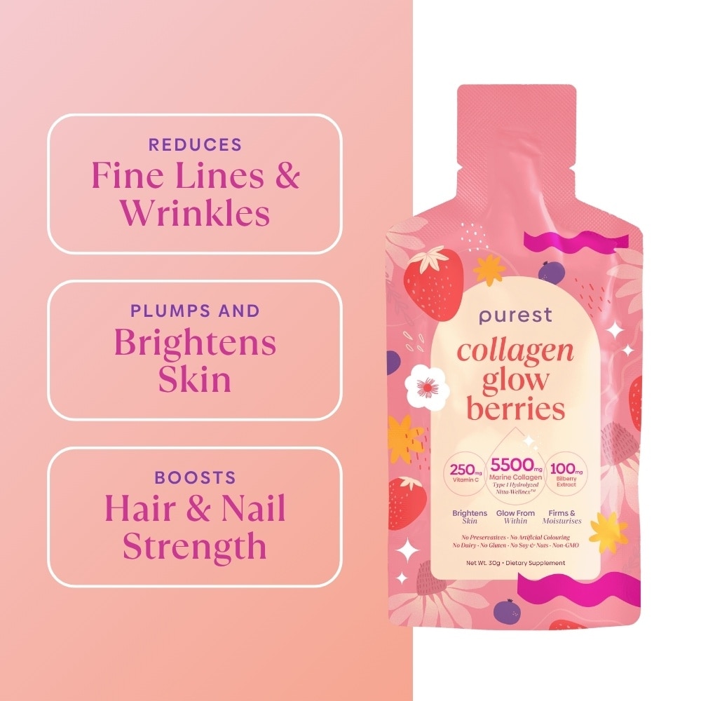 Collagen Glow Sachet Berries 15s