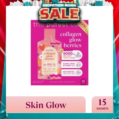 THE PUREST CO - Collagen Glow Sachet Berries 15s (Expiry: Mar`2027)