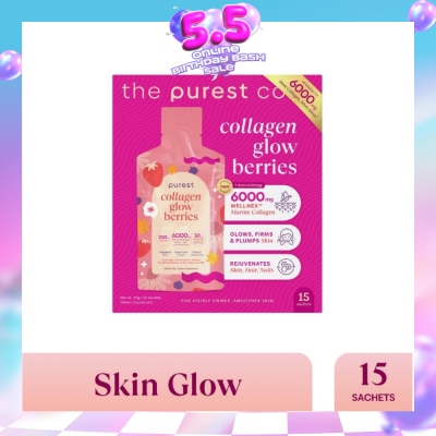 THE PUREST CO - Collagen Glow Sachet Berries 15s (Expiry: Feb`2027)