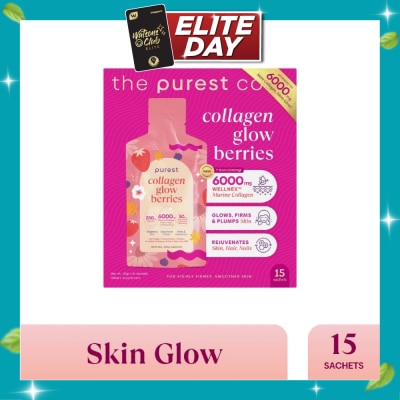 THE PUREST CO Collagen Glow Sachet Berries 15s (Expiry: Jun`2027) image