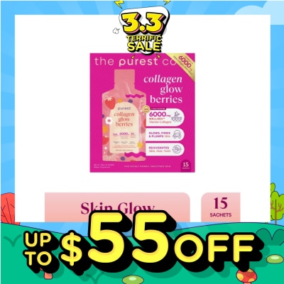THE PUREST CO Collagen Glow Sachet Berries 15s