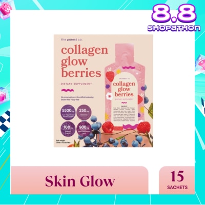 THE PUREST CO Collagen Glow Sachet Berries 15s