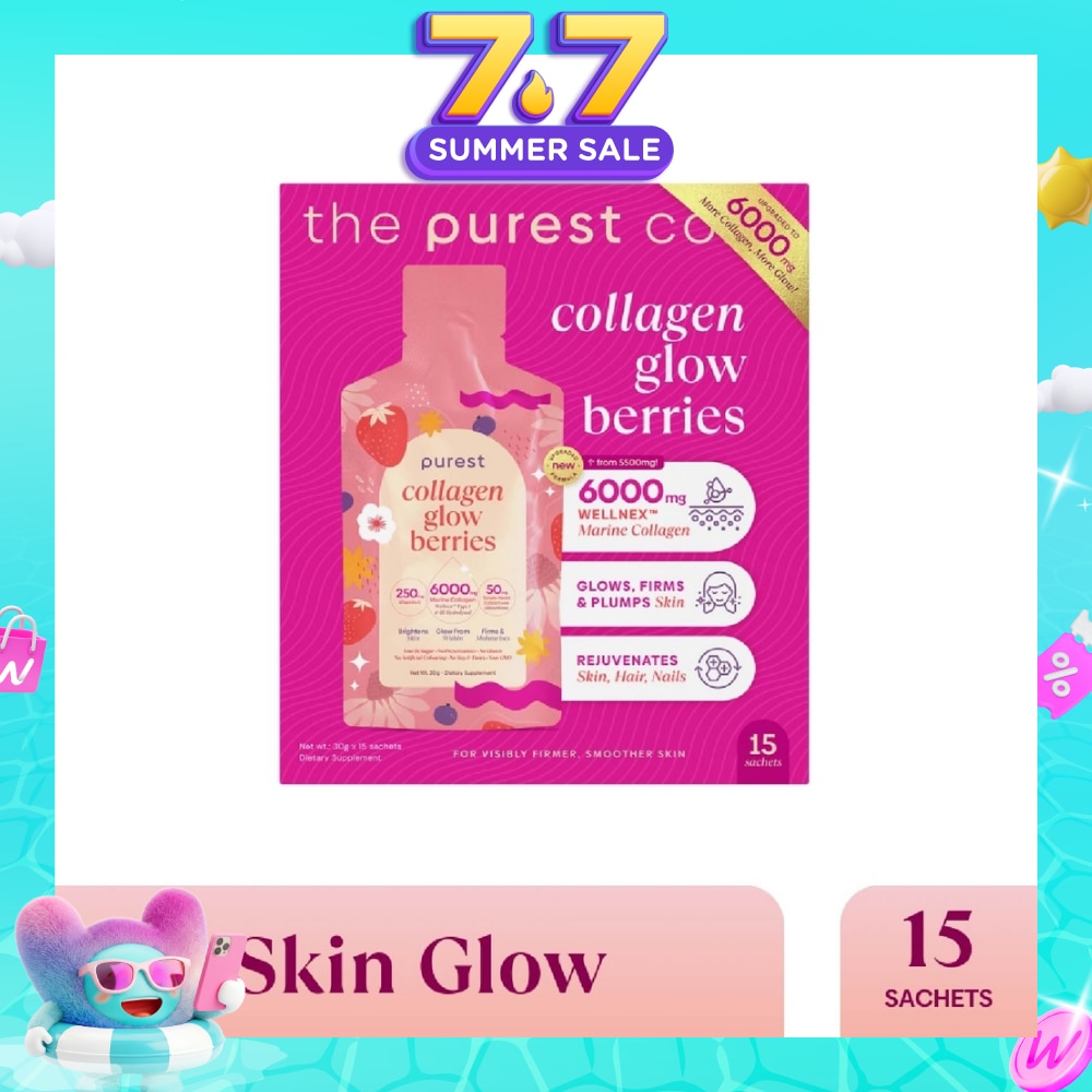 Collagen Glow Sachet Berries 15s (Expiry: Mar`2027)