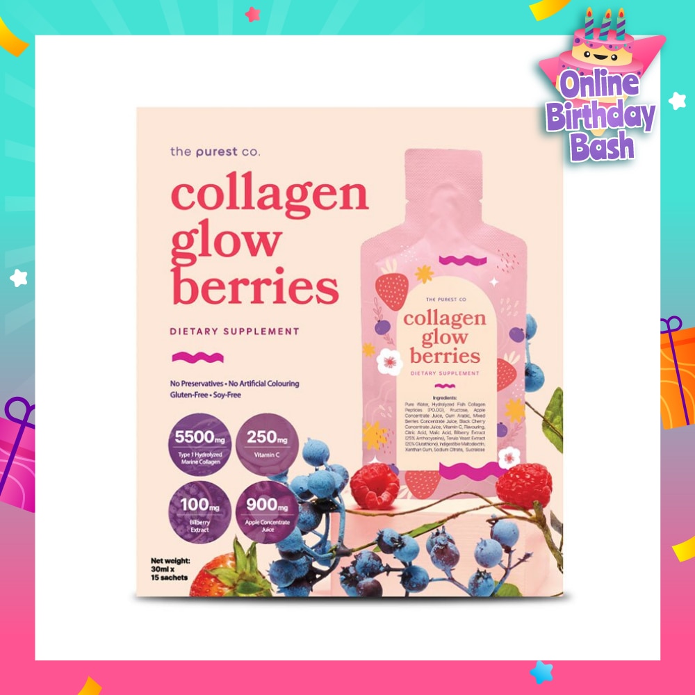 Collagen Glow Sachet Berries 15s (Expiry: Mar`2026)