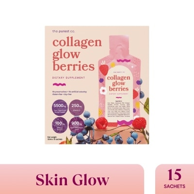 THE PUREST CO Collagen Glow Sachet Berries 15s