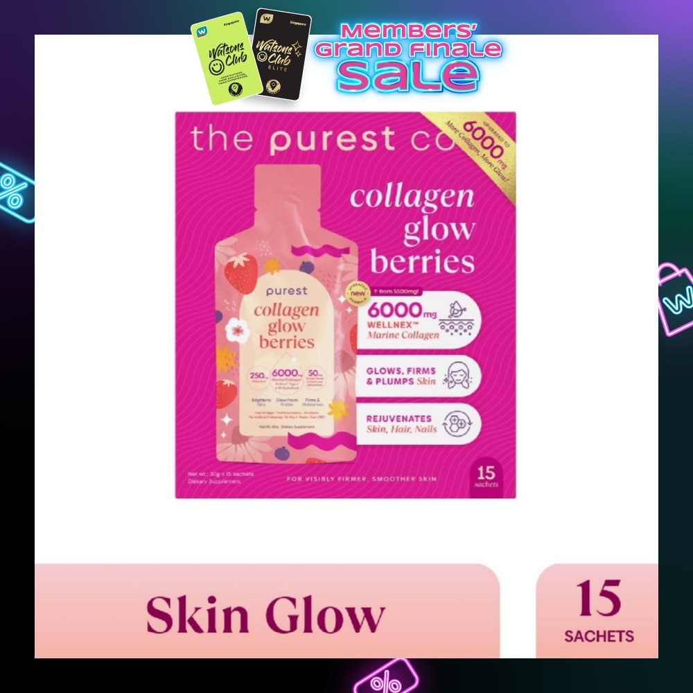 Collagen Glow Sachet Berries 15s (Expiry: May`2026)