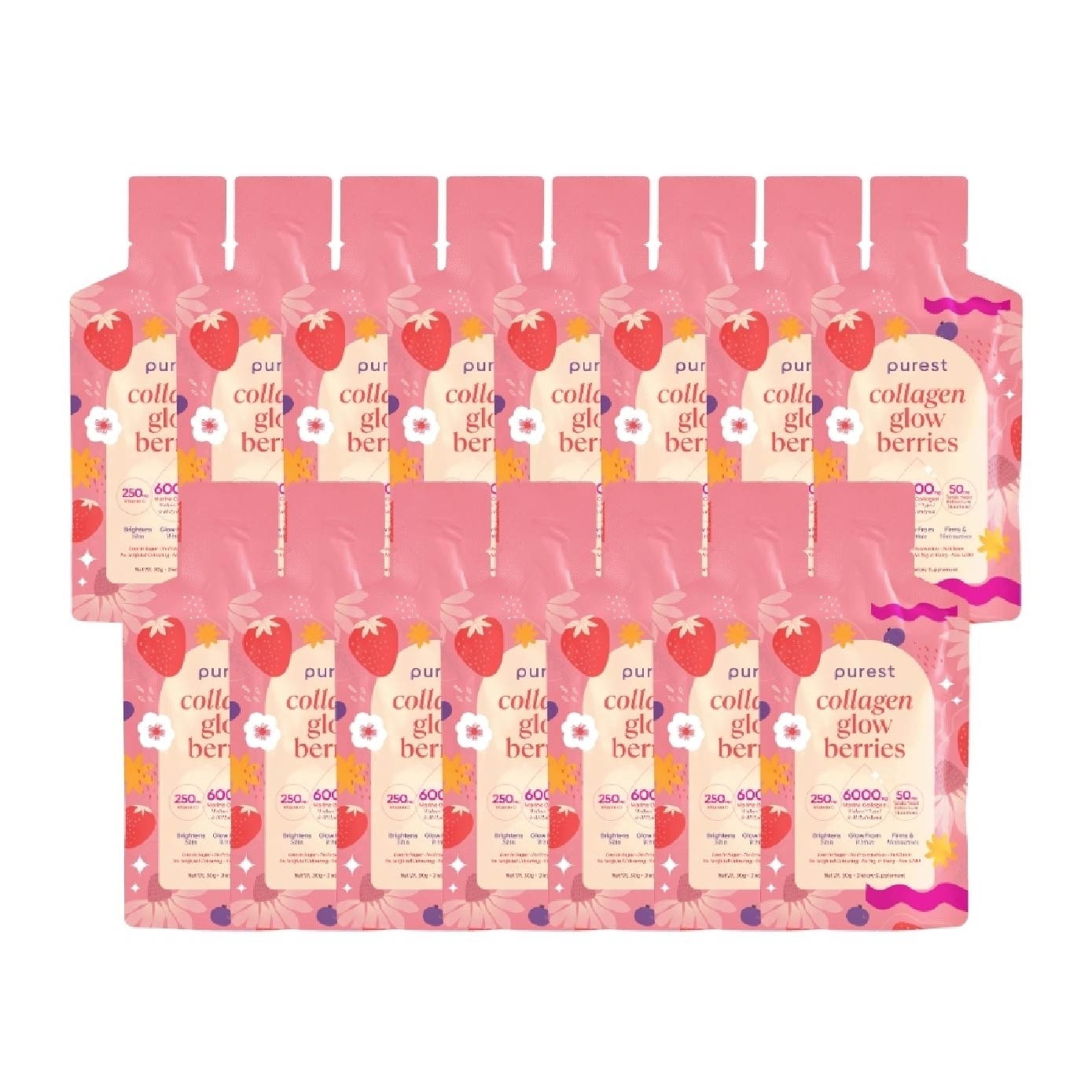 Collagen Glow Sachet Berries 15s (Expiry: May`2026)