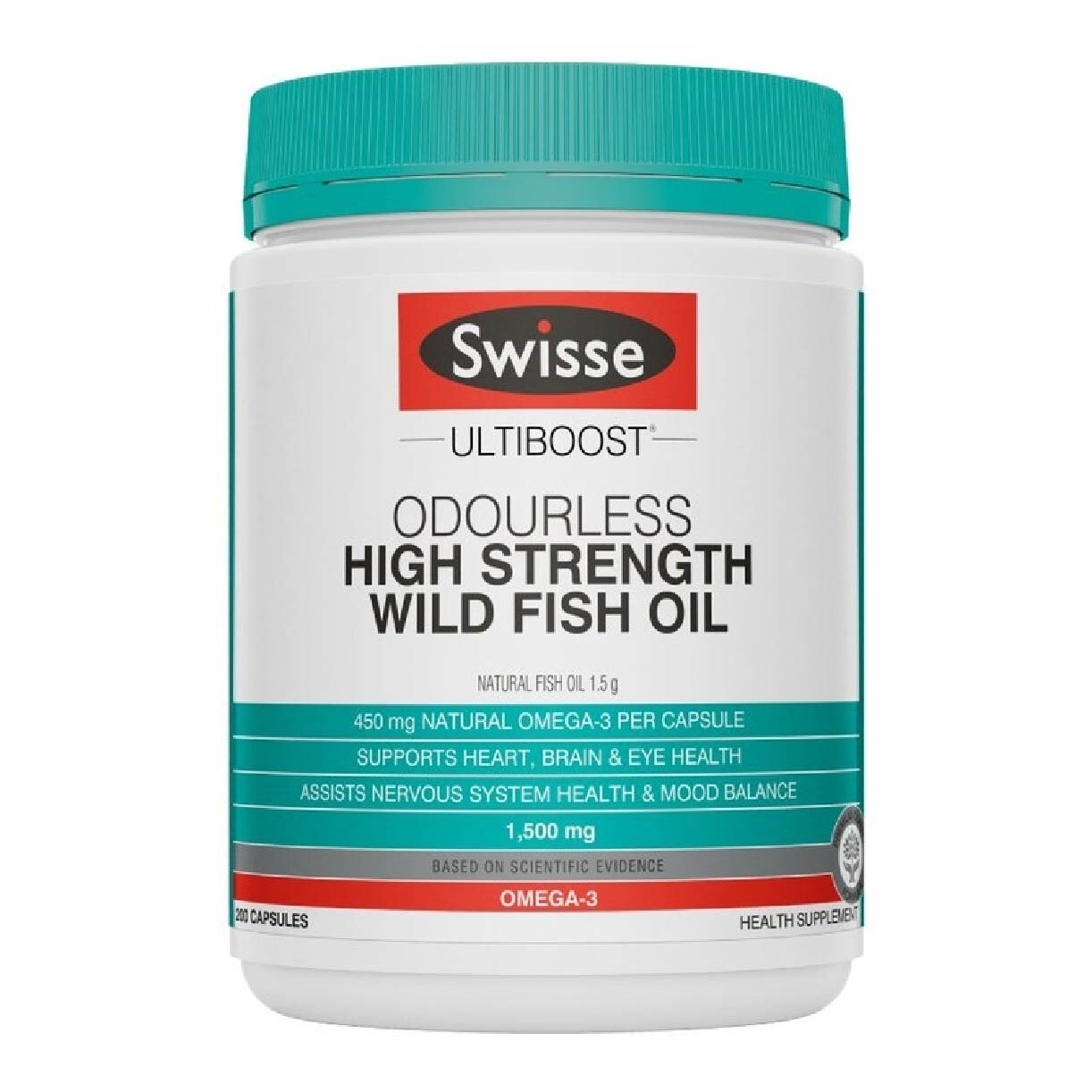 High Strength Wild Fish Oil Tablet 1500mg 200s x 2