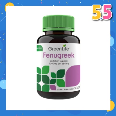 GREENLIFE Fenugreek (Support Lactation And The Flow Of Breast Milk) 30s