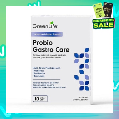GREENLIFE Probio Gastro Care Probiotics Sachet (Suitable for Children Above 2yrs old) 30s