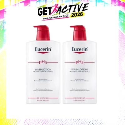 EUCERIN - pH5 Face & Wash Lotion 1000ml Bundle Set 1s image