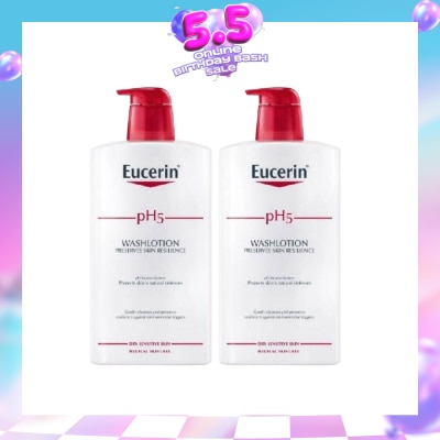 EUCERIN - pH5 Face & Wash Lotion 1000ml Bundle Set 1s