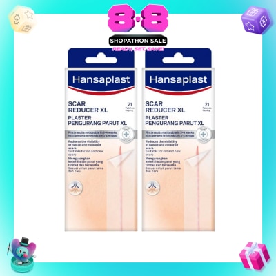 HANSAPLAST - Transparent Scar Reducer XL Plaster 21s Bundle Set 1s