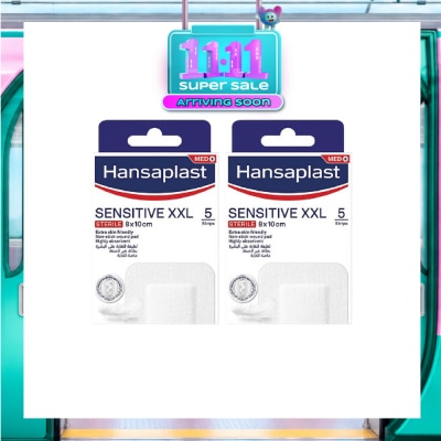 HANSAPLAST Sensitive XXL Sterile Plaster Bundle Set 1s image