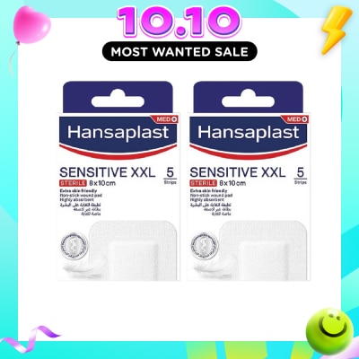 HANSAPLAST Sensitive XXL Sterile Plaster Bundle Set 1s image