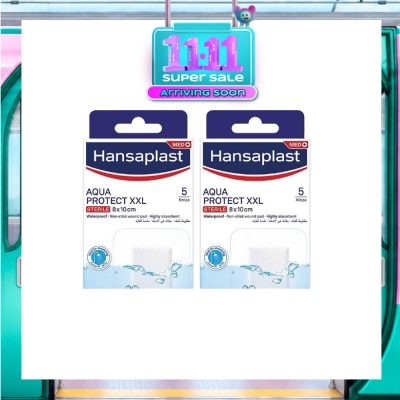 HANSAPLAST Aqua Protect XXL Waterproof Sterile Plaster Bundle Set 1s image