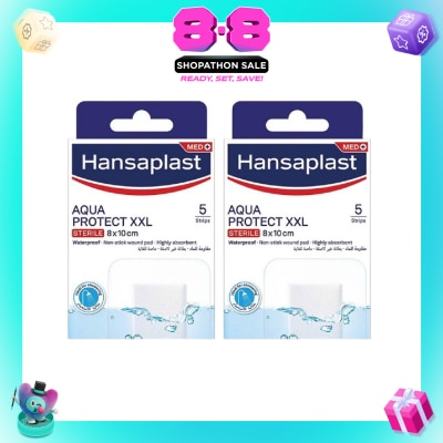 HANSAPLAST - Aqua Protect XXL Waterproof Sterile Plaster Bundle Set 1s