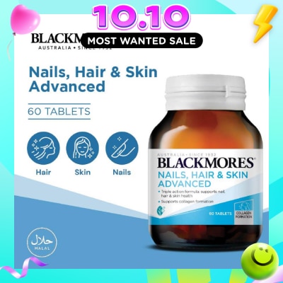 BLACKMORES Nails, Hair & Skin Tablets 60s image