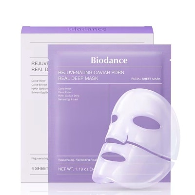 BIODANCE - Rejuvenating Caviar PDRN Real Deep Facial Sheet Mask 34g x 4s