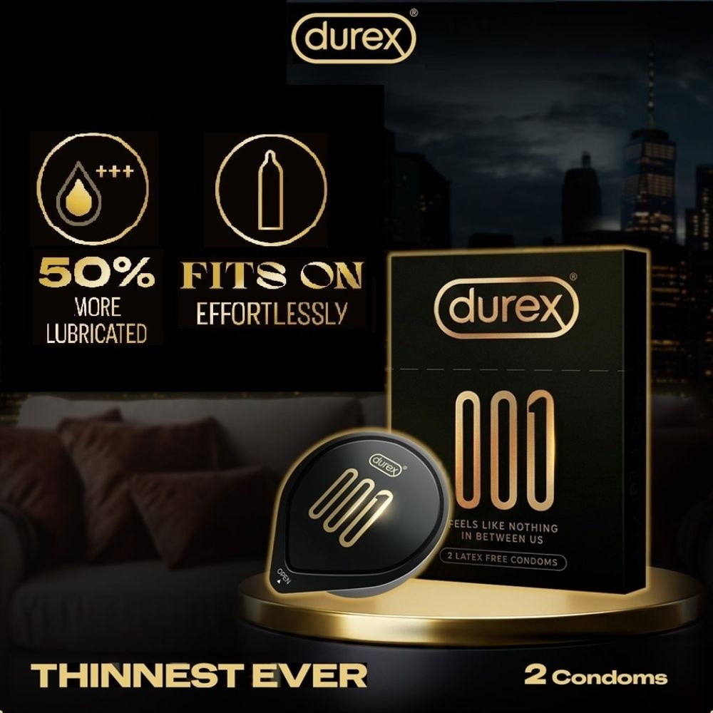 001 Ultra-Thin Latex Free Condom 2s