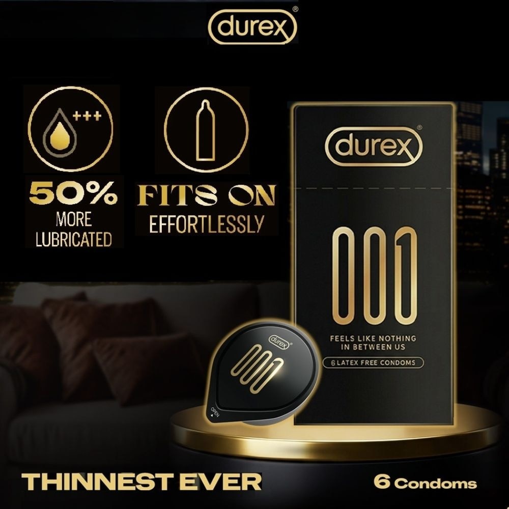 001 Ultra-Thin Latex Free Condom 6s